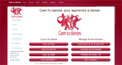 Desktop Screenshot of caentudanses.net